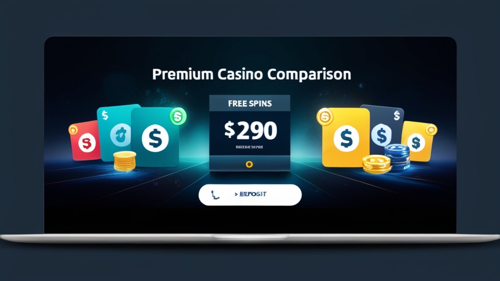 Vergleich von Bonusarten mit Freispielen und Ablaufzeit in dunkler Casino-Szene